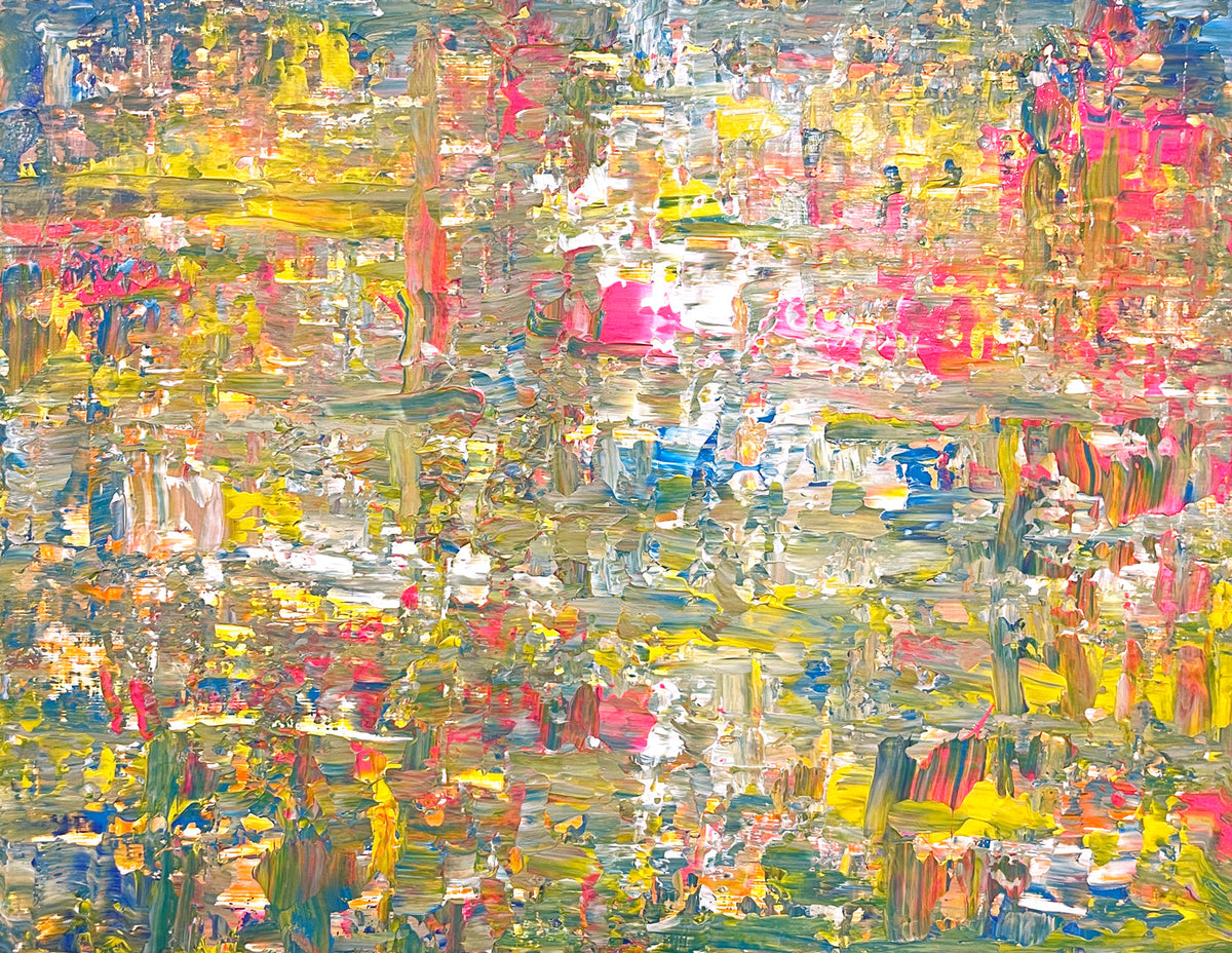 アクリルペイント抽象画 原画 acrylic abstract painting アクリルペイント抽象画 原画 acrylic abstract painting（残暑