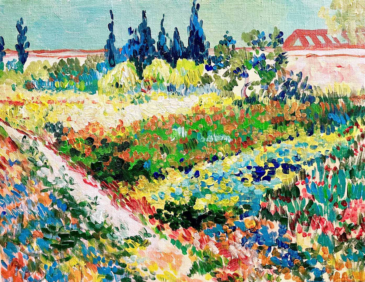 ヴィンセント・ファン・ゴッホ 『花咲く庭と小道』 IMG_3822_3641d02f-e162-4967-