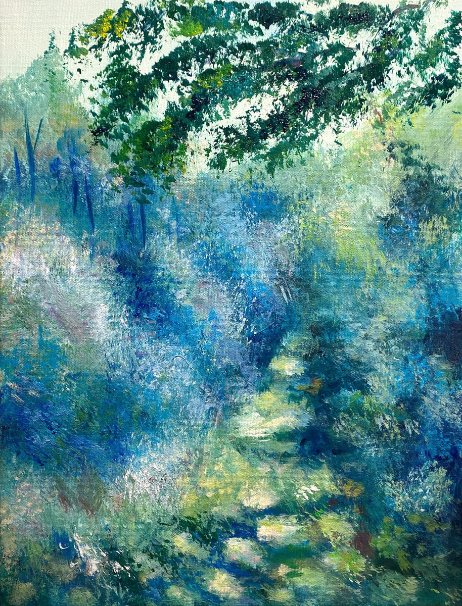 「真作」遠藤　力油彩画「ルノアールの庭」10号 IMG_8679_a8c486d7-f85d-4543-