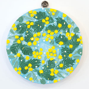 25年05月04日 (日祝) 18:00-20:00 | 日本橋 | ミモザリース・ペインティング (Mimosa Wreath Painting at Nihon-bashi)