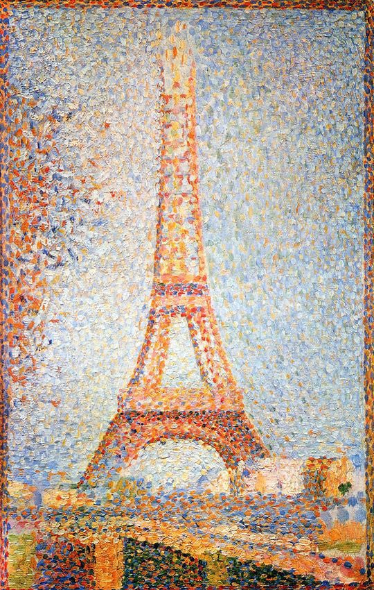 【上野/根津】10月6日(金) 19:00-21:00 | ジョルジュ・スーラ風 | 点描風景画（Original Landscape Painting with Georges Seurat Pointillist Painting Style at Ueno/Nezu）