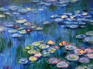 25年03月15日 (土) 10:00-13:00 | 日本橋 | クロード・モネ | 睡蓮 (Water Lilies by Claude Monet at Nihon-bashi)