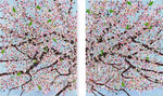 25年04月29日 (火祝) 14:00-17:00 | 日本橋 | ダミアン・ハースト風 | 桜の点描風景画 ("Cherry Blossoms with Damien Hirst Pointillist Painting Style" at Nihon-bashi)