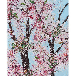 06月07日 (金) 19:00-21:00 | 上野/根津 | ダミアン・ハースト風・桜の点描風景画 ("Cherry Blossoms with Damien Hirst Pointillist Painting Style" at Ueno/Nezu)