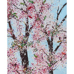 25年03月28日 (金) 11:00-14:00 | 日本橋 | ダミアン・ハースト風・桜の点描風景画 ("Cherry Blossoms with Damien Hirst Pointillist Painting Style" at Nihon-bashi)