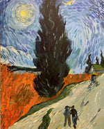 06月24日 (月) 19:00-21:00 | 上野/根津 | フィンセント・ファン・ゴッホ | 糸杉と星の見える道 (Cypress and Starry Sky by Vincent van Gogh at Ueno/Nezu)