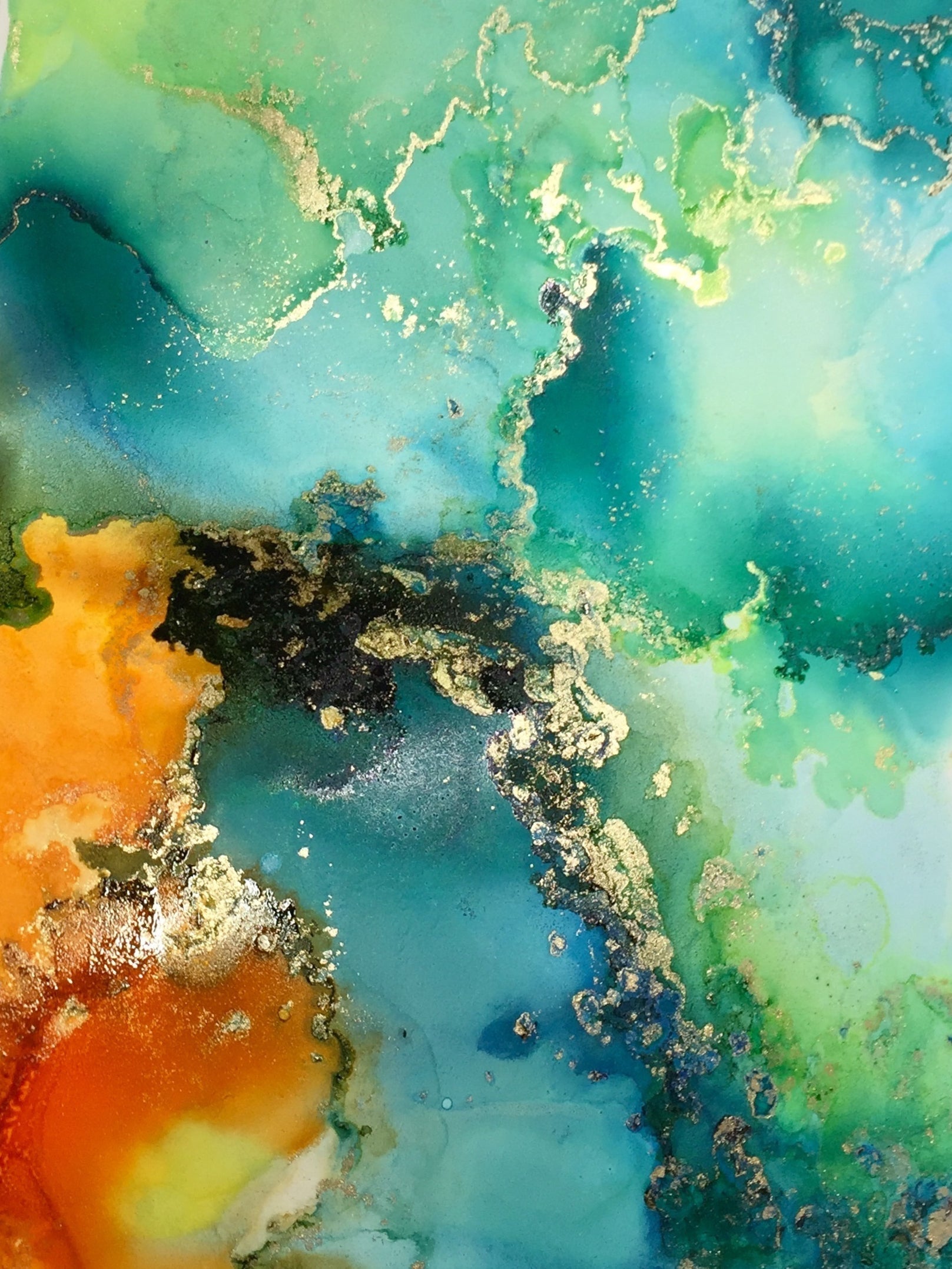 10月23日 (水) 15:00-17:00 | 上野/根津 | 抽象画・アルコールインクアート (Alcohol Ink Art at U –  artwine.tokyo