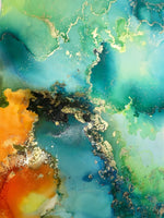 25年04月13日 (日) 18:00-20:00 | 上野/根津 | 抽象画 | アルコールインクアート (Alcohol Ink Art at Ueno/Nezu)