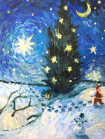25年12月20日 (土) 14:00-17:00 | 日本橋 | フィンセント・ファン・ゴッホ | 糸杉と星の見える道・クリスマスツリー