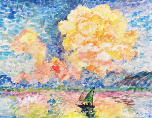 25年05月21日 (水) 11:00-14:00 | 日本橋 | ポール・シニャック | ピンク雲 (Antibes, the Pink Cloud by Paul Signac at Nihon-bashi)