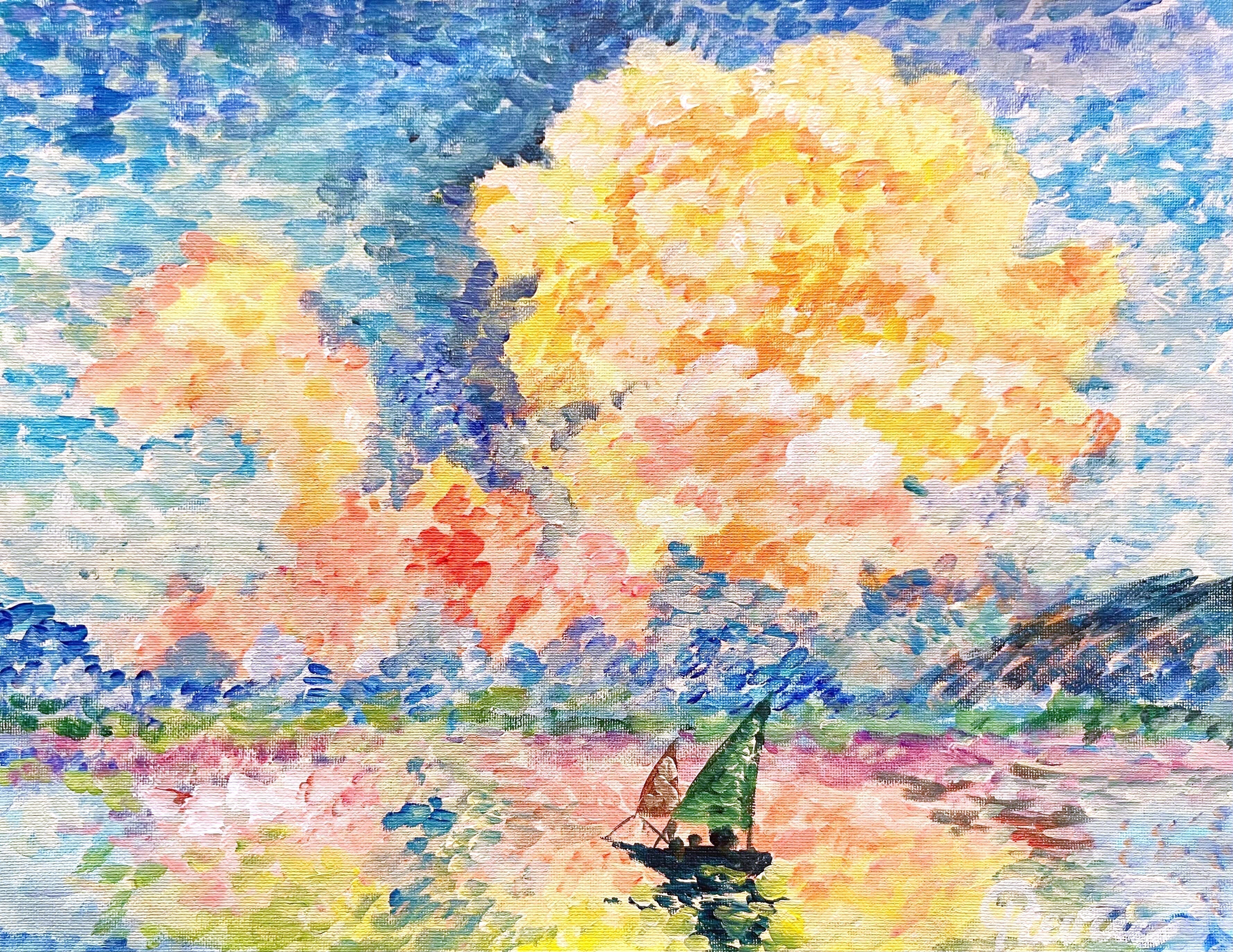 25年03月26日 (水) 11:00-14:00 | 日本橋 | ポール・シニャック | ピンク雲 (Antibes, the Pink Cloud by Paul Signac at Nihon-bashi)