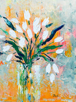 25年05月15日 (木) 19:00-21:00 | 上野・根津 | フラワーペインティングナイフアート (Flower Painting Knife Art at Ueno/Nezu)