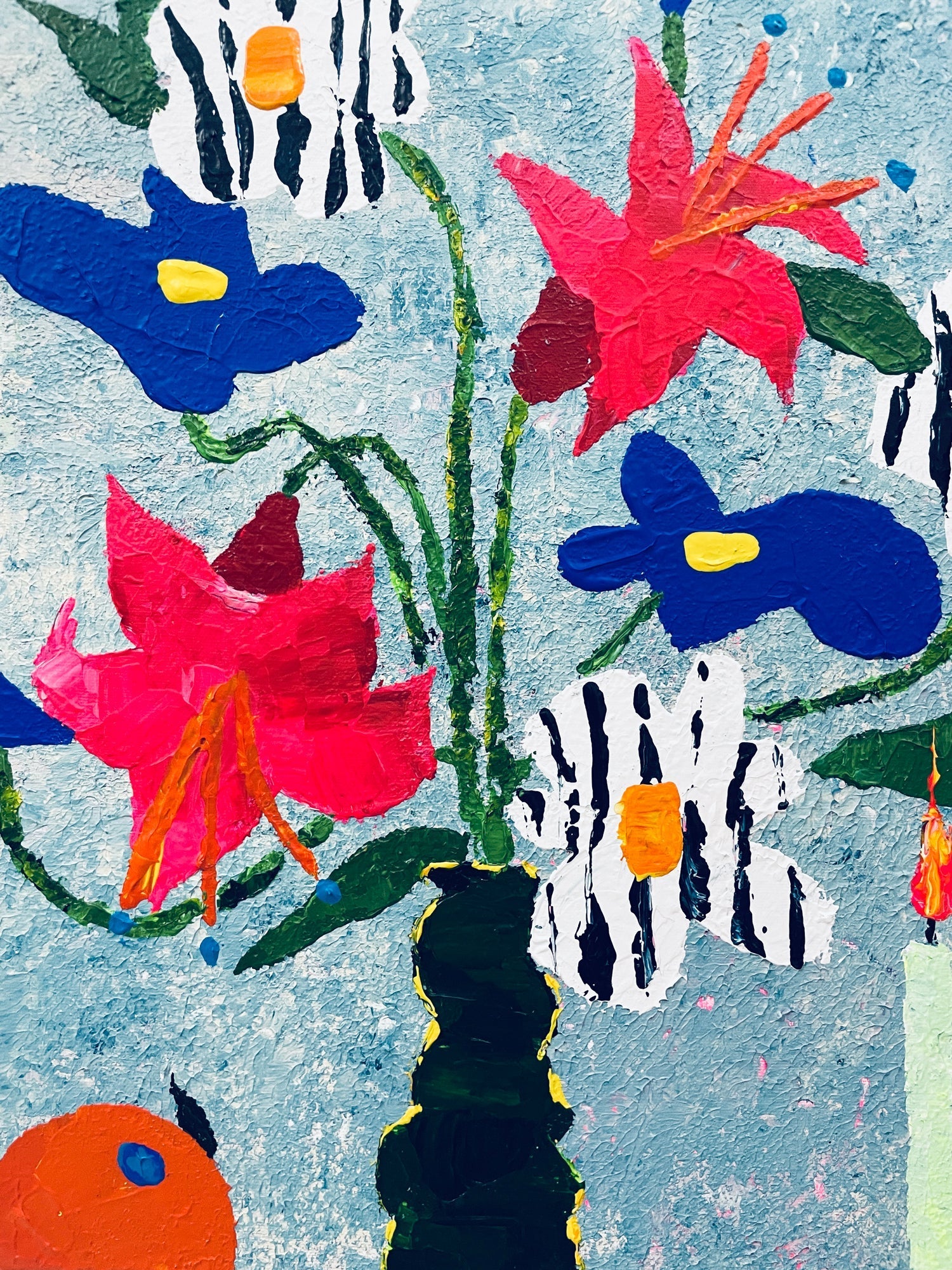 25年05月15日 (木) 19:00-21:00 | 上野・根津 | フラワーペインティングナイフアート (Flower Painting Knife Art at Ueno/Nezu)