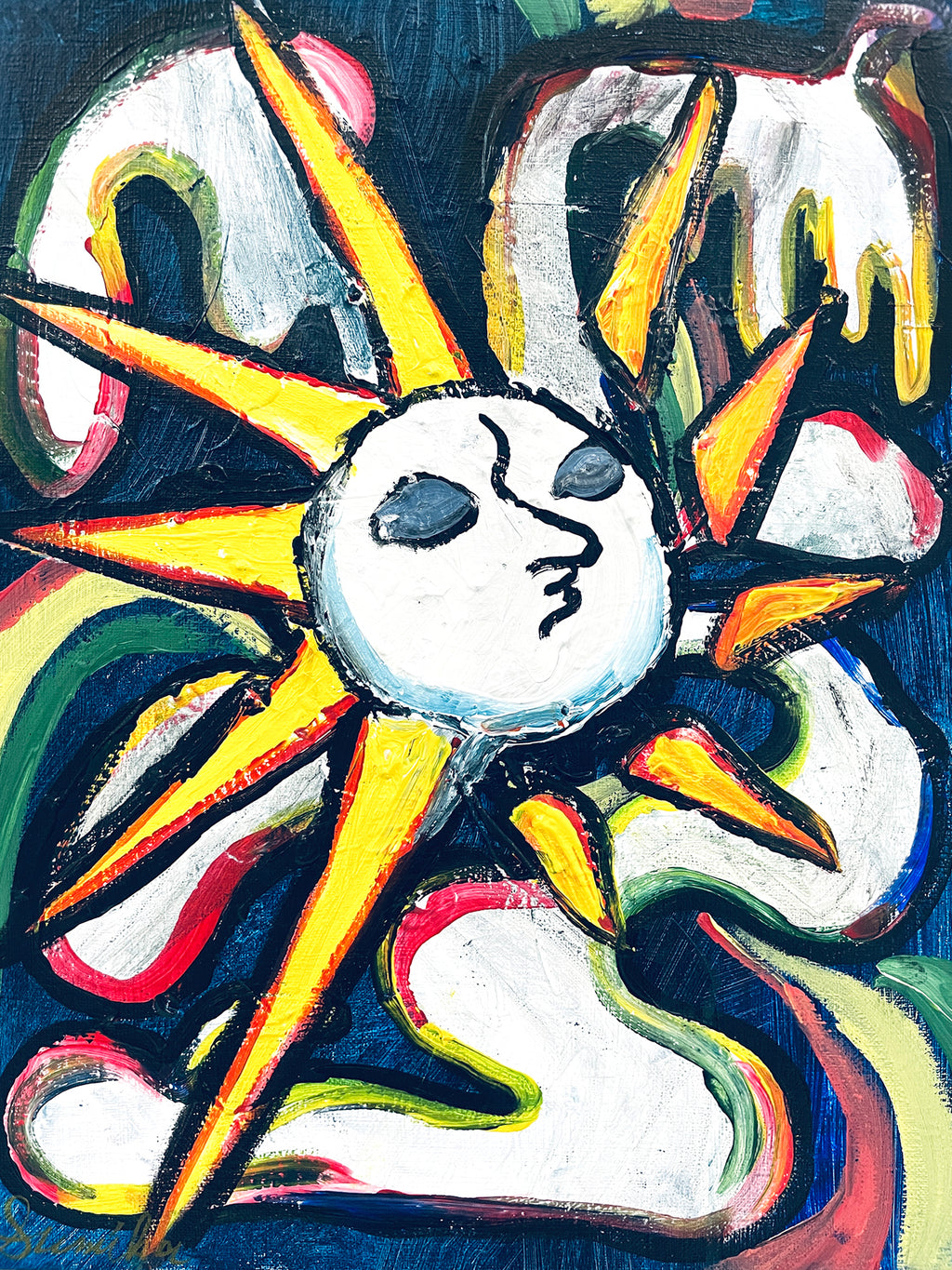 【日本橋】3月9日 (土) 18:00-21:00 | 岡本太郎風・抽象画（Abstract paintings in the style of Taro OKAMOTO at Nihon-bashi）