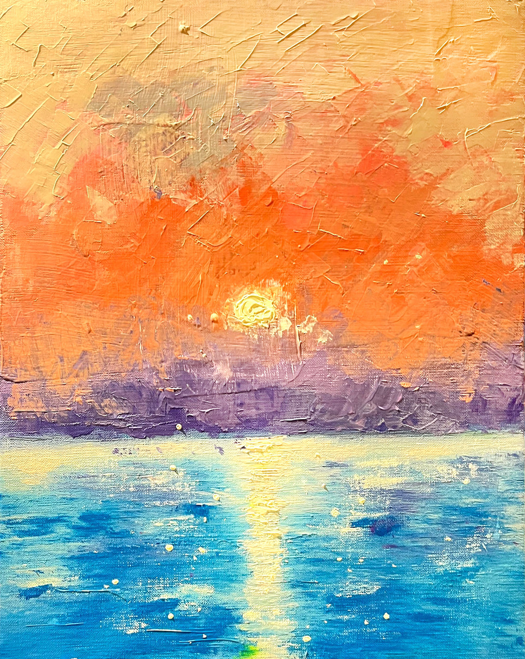 25年03月22日 (土) 10:00-13:00 | 日本橋 | サンセットペインティング (Sunset painting at Nihon-bashi)