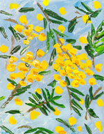 25年05月05日 (月祝) 10:00-13:00 | 日本橋 | フラワーペインティング・ミモザ (Flower Painting Mimosa at Nihon-bashi)