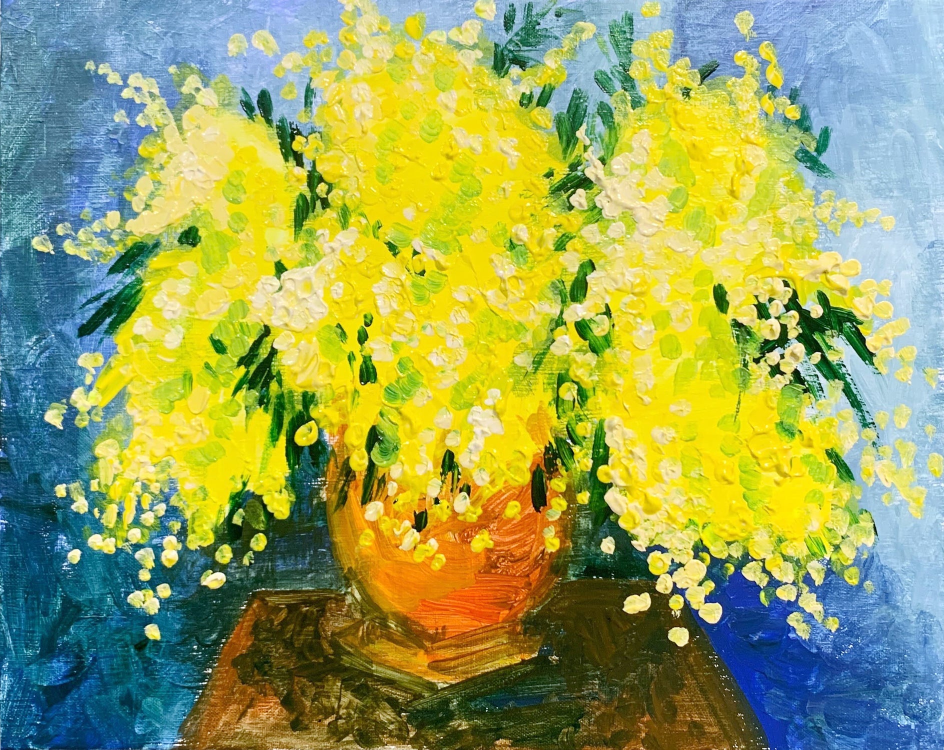 25年05月18日 (日) 10:00-13:00 | 日本橋 | オーギュスト・ルノワール | 花束 (Bouquet of Chrysanthemums by Pierre-Auguste Renoir at Nihon-bashi)