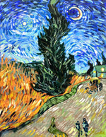 06月24日 (月) 19:00-21:00 | 上野/根津 | フィンセント・ファン・ゴッホ | 糸杉と星の見える道 (Cypress and Starry Sky by Vincent van Gogh at Ueno/Nezu)