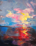25年05月23日 (金) 19:00-21:00 | 日本橋 | サンセットペインティング (Sunset painting at Nihon-bashi)