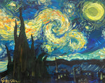 25年04月04日 (金) 19:00-21:00 | 日本橋 | フィンセント・ファン・ゴッホ | 星月夜 (The Starry Night by Vincent van Gogh at Nihon-bashi)