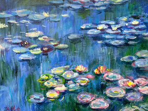 25年05月24日 (土) 10:00-13:00 | 日本橋 | クロード・モネ | 睡蓮 (Water Lilies by Claude Monet at Nihon-bashi)