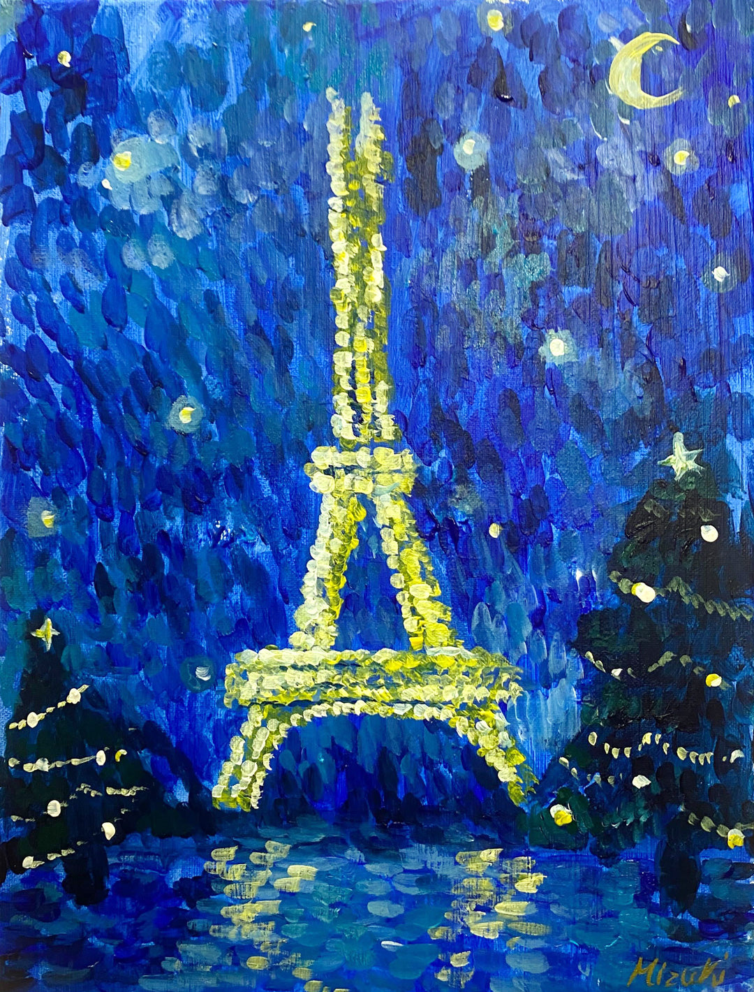 25年12月24日 (水) 11:00-14:00 | 上野・根津 | ジョルジュ・スーラ | エッフェル塔・クリスマスバージョン