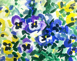 25年05月03日 (土祝) 18:00-20:00 | 上野・根津 | フラワーペインティング・パンジー (Flower Painting Pansy at Ueno/Nezu)