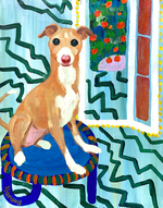 25年04月06日 (日) 14:00-17:00 | 上野/根津 | マティス風 | 猫の絵 (Matisse-Style Animal Painting at Ueno/Nezu)