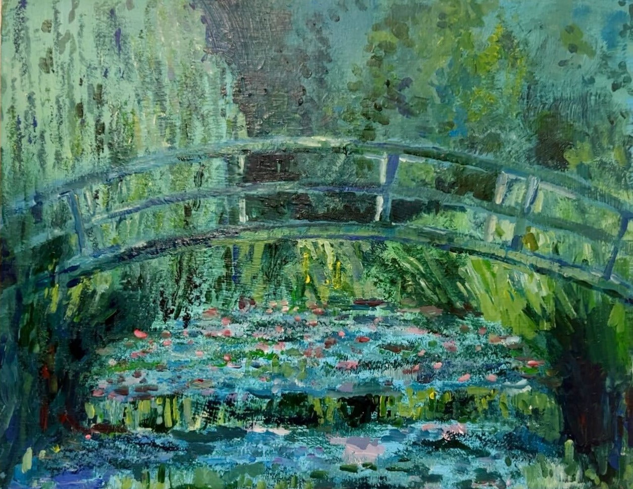 25年05月31日 (土) 18:00-21:00 | 日本橋 | クロード・モネ | ジヴェルニーの日本の橋と睡蓮の池 (The Japanese Footbridge and the Water Lily Pool by Claude Monet at Nihon-bashi)