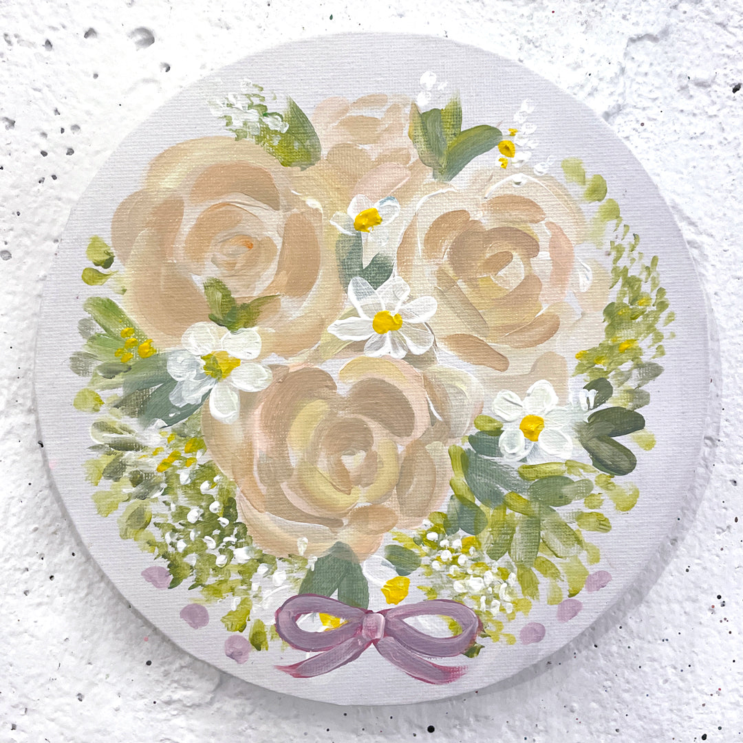 ECONECOさん キャンバスアートバタフライローズ ECONECOさん キャンバスアートバタフライローズ