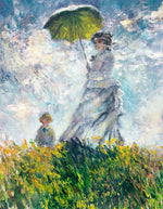 26年01月04日 (日) 10:00-13:00 | 日本橋 | クロード・モネ | 散歩、日傘をさす女性 *下描きあり