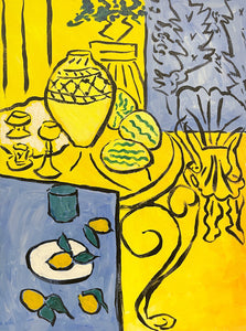 25年09月30日 (火) 11:00-14:00 | 上野・根津 | アンリ・マティス | Interior in yellow and blue