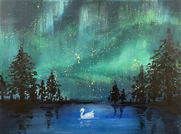 「port blue」原画 抽象風景画 Amazon.co.jp: 境界 アクリル画 抽象画 海 空 原画 風景画