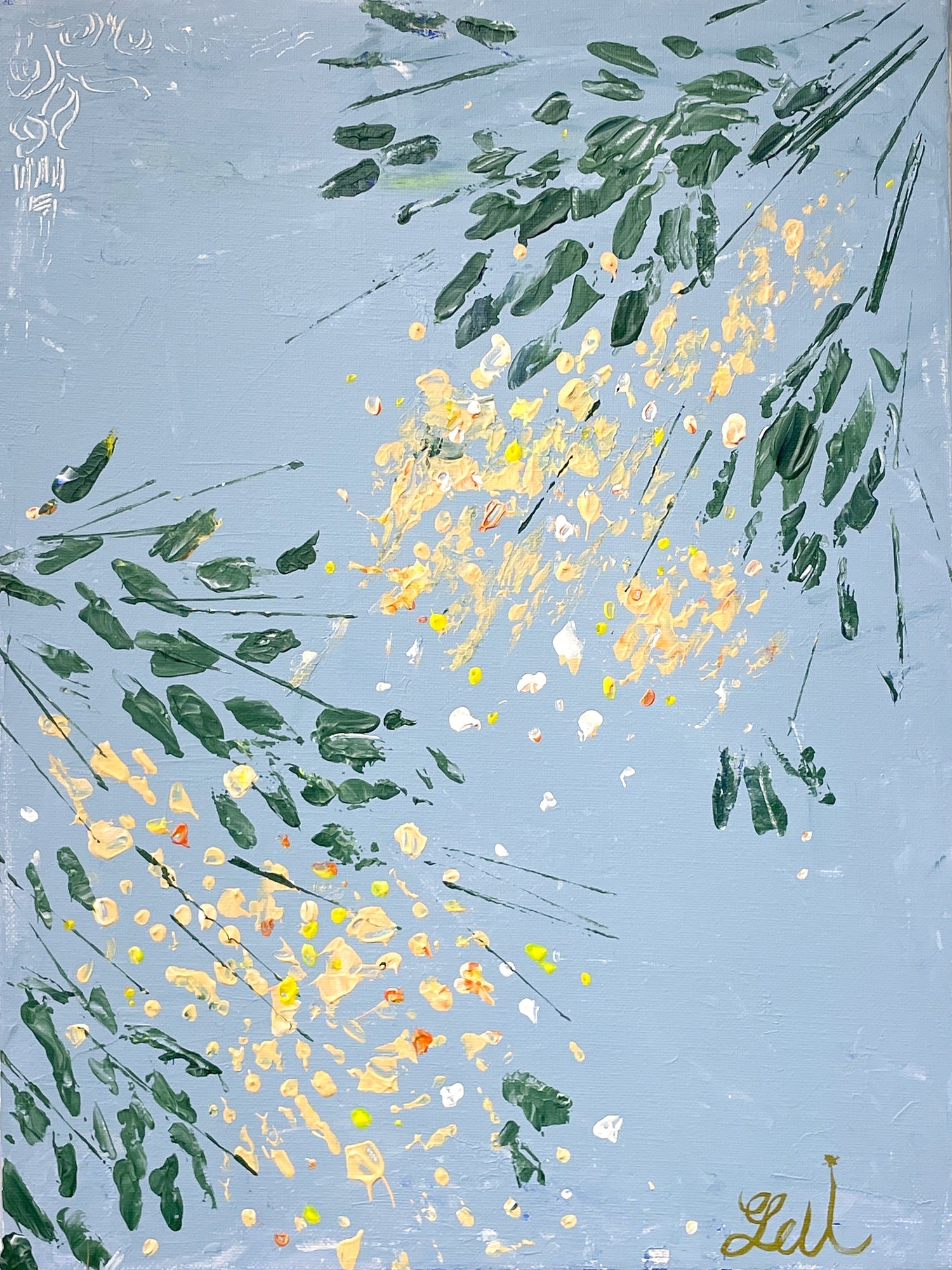 25年05月15日 (木) 19:00-21:00 | 上野・根津 | フラワーペインティングナイフアート (Flower Painting Knife Art at Ueno/Nezu)