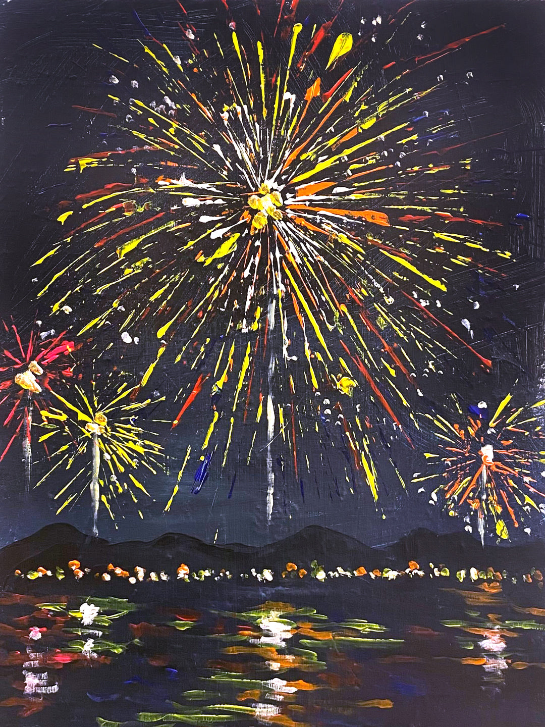 25年09月05日 (金) 11:00-13:00 | 上野・根津 | オリジナル | 花火ペインティング