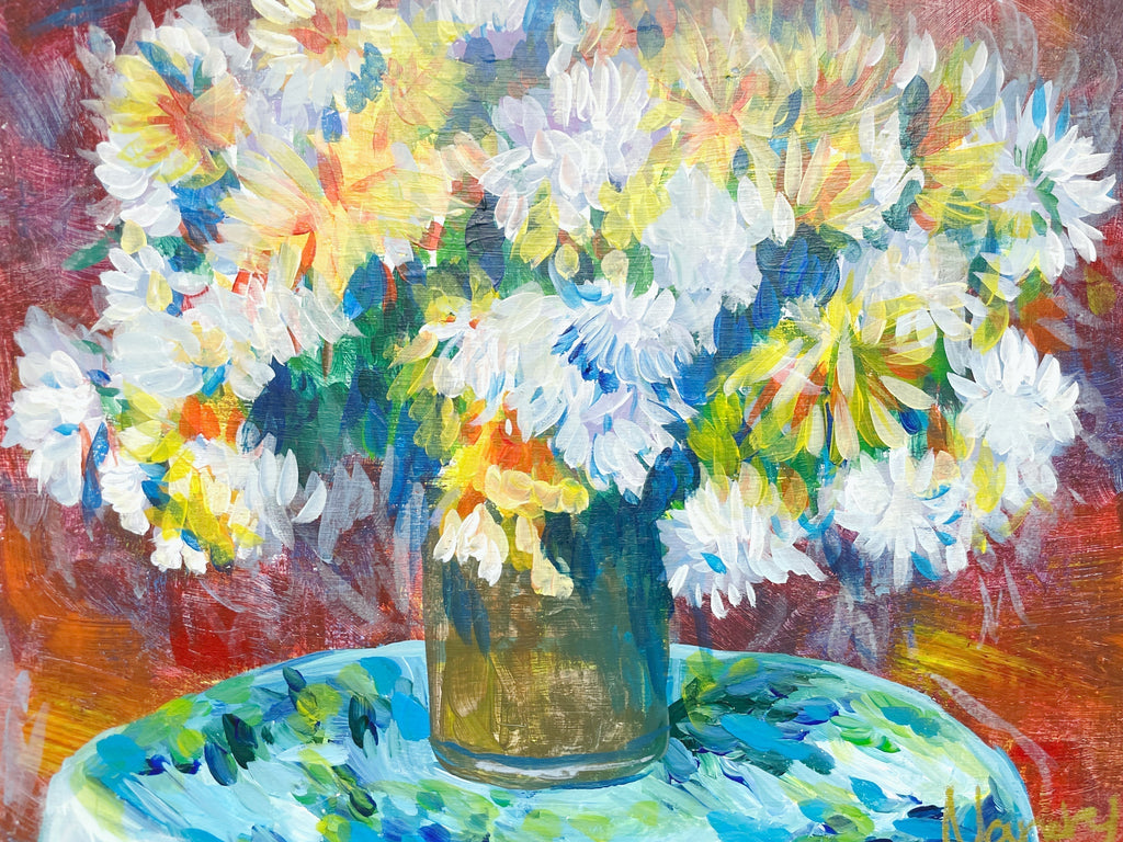 【日本橋】5月4日 (土祝) 14:00-17:00 | オーギュスト・ルノワール | 花束 (Bouquet of Chrysanthemums by Pierre-Auguste Renoir at Nihon-bashi)