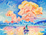 25年03月26日 (水) 11:00-14:00 | 日本橋 | ポール・シニャック | ピンク雲 (Antibes, the Pink Cloud by Paul Signac at Nihon-bashi)