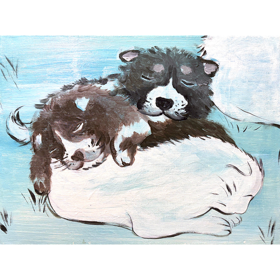 artwine.tokyo | 円山応挙 | 子犬の絵