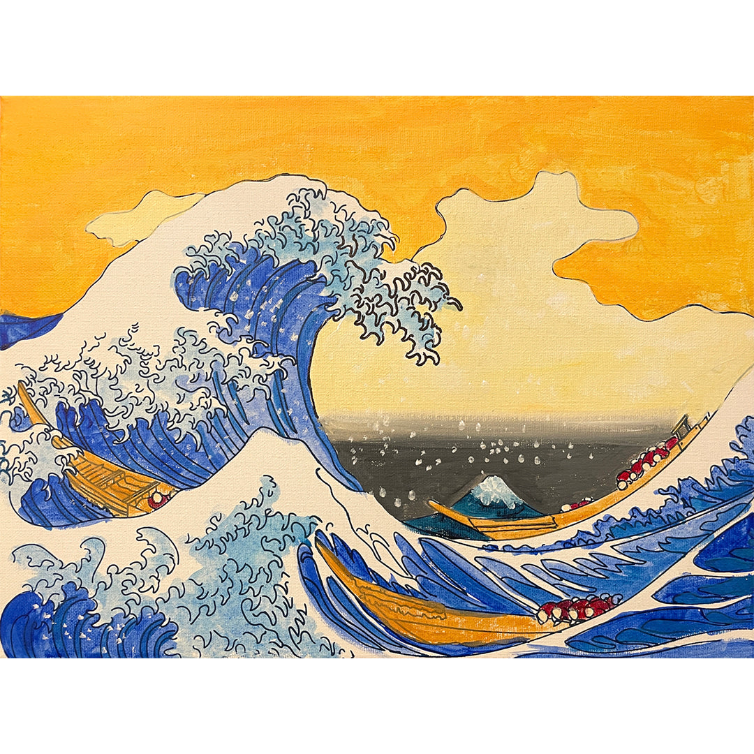 葛飾北斎筆　富嶽三十六景 Katsushika Hokusai（葛飾北斎） 葛飾北斎「富嶽三十六景 神奈川
